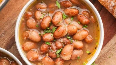 Cranberry Beans (Brothy Borlotti Bean Recipe)