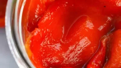 Homemade Roasted Red Bell Peppers