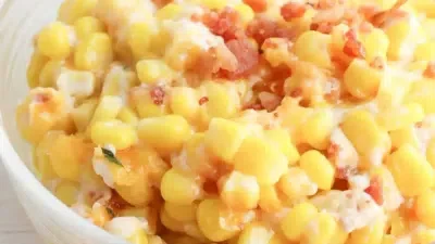 Bacon Corn Casserole with Cream Cheese