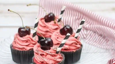 Black Cherry Cupcakes
