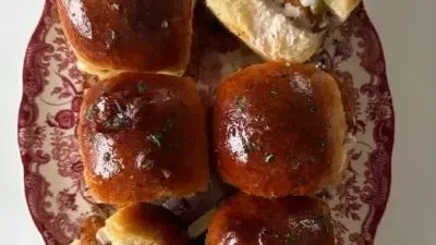 Hot Honey Chicken Sliders with Homemade Hawaiian Rolls