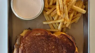 Texas Toast Smash Burger with Caramelized Onions