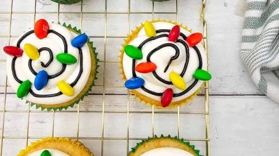 Christmas Light Cupcakes