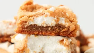Fluffernutter Bars (Marshmallow Peanut Butter Bars)