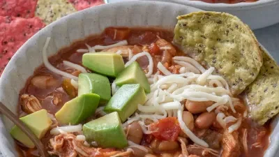 Slow Cooker Chicken Chili