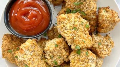Air Fryer Tofu Nuggets