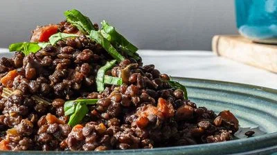 Black Lentils Recipe