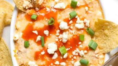 Healthy Buffalo Chicken Dip