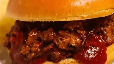 Chopped Brisket Sandwich