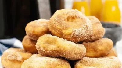 Air-Fryer Biscuit Donuts