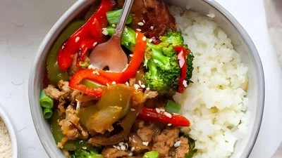 Ground Turkey Teriyaki Bowls (Whole30, AIP)