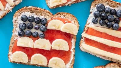 American Flag Toast