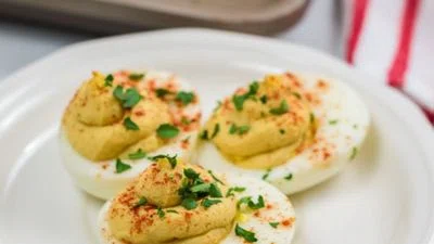 Southern Deviled Eggs with Relish