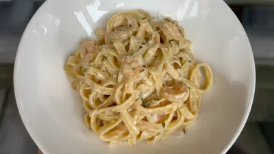 Shrimp Fettuccine Alfredo