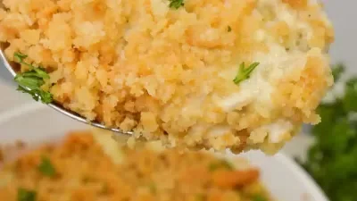 Ritz Cracker Chicken Casserole