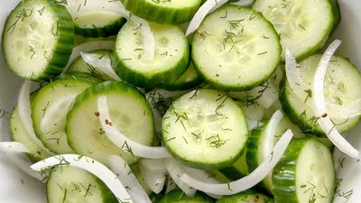 Cucumber Onion Salad