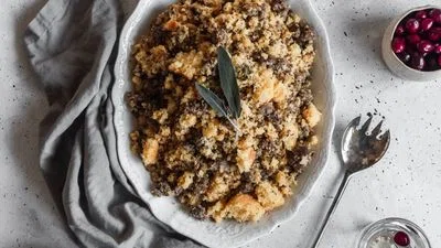 Cornbread Stuffing With Sausage & Sage