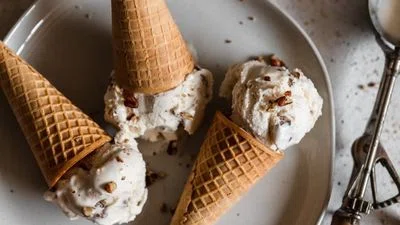 Bourbon Butter Pecan Ice Cream
