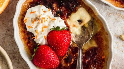 Cardamom Orange Crème Brûlée