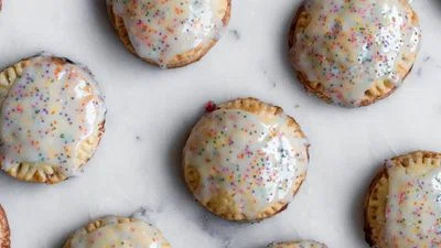 Strawberry Balsamic Hand Pies + Honey Glaze