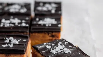 Pumpkin Millionaire’s Shortbread