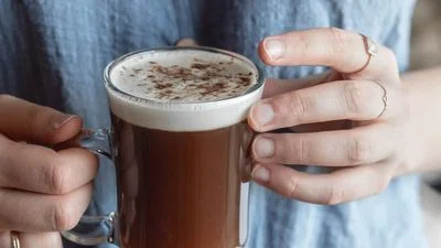 Vegan Irish Coffee With Coconut Cream + Hawaij