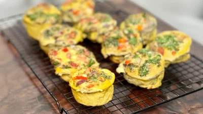 High-Protein Breakfast Egg Bites Meal Prep