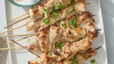 Chicken Tikka with Cucumber Mint Raita