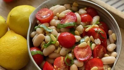 Cannellini Bean & Cherry Tomato Salad