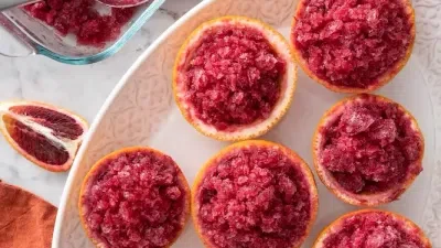 Blood Orange Granita