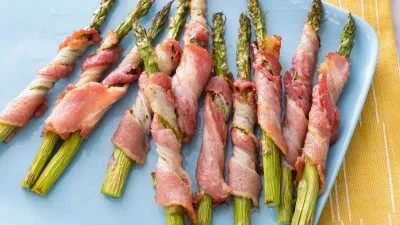 Air Fryer Bacon Wrapped Asparagus