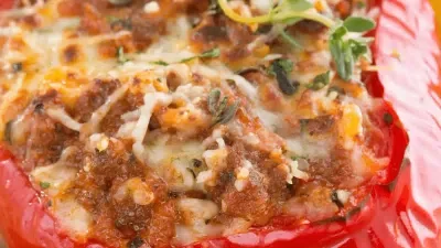 Chorizo Stuffed Peppers