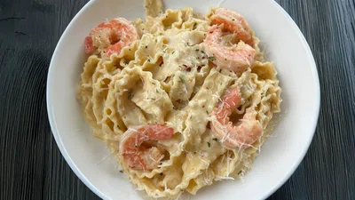 Lemon Cream Shrimp Pasta
