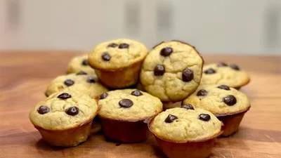 High Protein Low Cal Banana Bread Mini Muffins