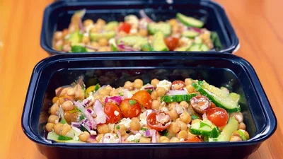 Chickpea Salad Meal Prep