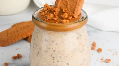 Biscoff Overnight Oats