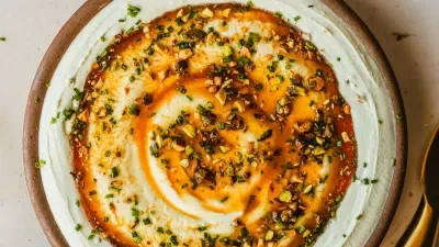 5-Minute Whipped Goat Cheese with Hot Honey