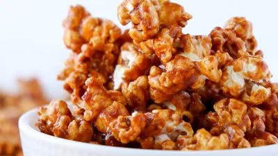 Pumpkin Spice Caramel Popcorn