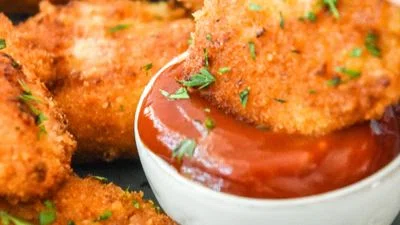 Air Fryer Breaded Chicken Tenders
