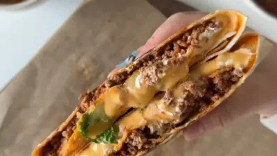 Taco Bell Supreme Crunchwrap with Doritos