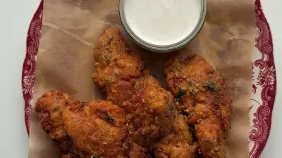 Lemon Pepper Chicken Tenders with Lemon Pepper Sauce
