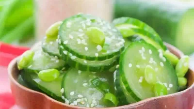 Cucumber Edamame Salad