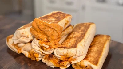High Protein Creamy Chipotle Burrito Meal Prep