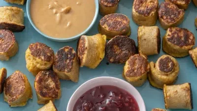 Peanut Butter French Toast Sushi Rolls