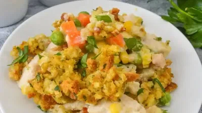 Chicken and Stuffing Casserole