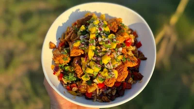 Costa Rica-Inspired High Protein Chicken Bowl