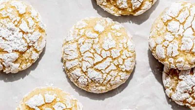 Lemon Crinkle Cookies