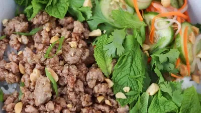 Tamarind Pork and Rice Bowls