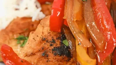 Balsamic Chicken and Peppers