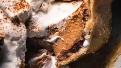 Black Bottom Pumpkin Custard Pie